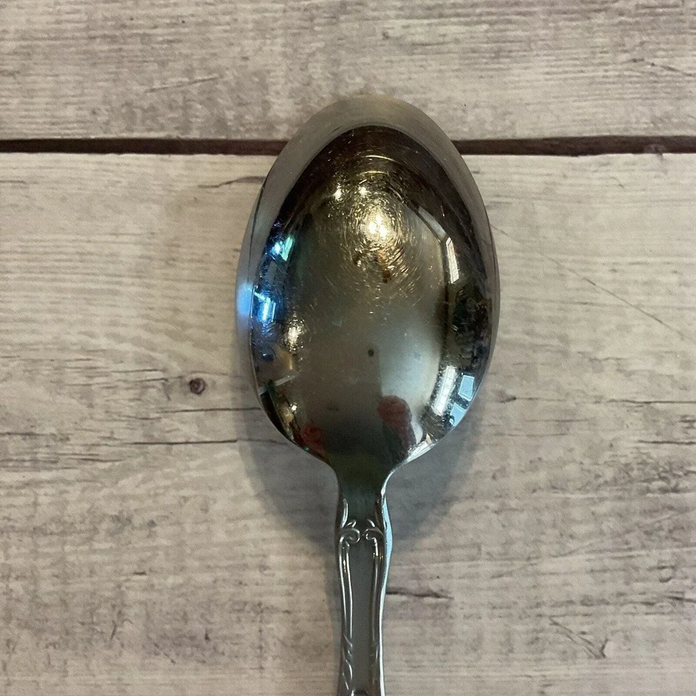 Reed & Barton Select VICTORIA Stainless Flatware Serving Spoon Tablespoon
